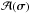 \hbox{$\MCA(\bsigma)$}