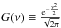 \hbox{$G(\nu)\equiv\frac{{\rm e}^{-\frac{\nu^2}{2}}}{\sqrt{2\pi}}$}