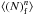 \hbox{$\langle(N)_{\rm f}^n\rangle$}