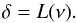 \appendix \setcounter{section}{3} \begin{equation} \delta = L(\nu). \label{local} \end{equation}