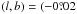 \hbox{$(l, b) = (-0\fdg02$}