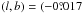 \hbox{$(l,b) = (-0\fdg017$}