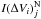 \hbox{$I(\Delta V_{i})_{j}^{\rm N}$}