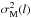 \hbox{$\sigma^{2}_{\mathrm{M}}(l)$}