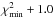 \hbox{$\chi^{2}_{\rm min} + 1.0$}