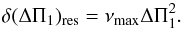 \appendix \setcounter{section}{1} \begin{equation} \ddpires = \numax \deltapi^{2}. \label{erreur_resol} \end{equation}