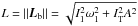 \hbox{$L=||\vec{L}_{\rm b}||=\sqrt{I_1^2\omega_1^2+I_{\rm T}^2A^2}$}