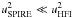 \hbox{$u_\text{SPIRE}^2 \ll u_\text{HFI}^2$}
