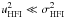\hbox{$u_\text{HFI}^2 \ll \sigma_\text{HFI}^2$}