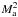 \hbox{$ M_{\rm a}^2$}