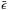 \hbox{$\bar{\epsilon}$}