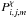 \hbox{$P^{\chi}_{i,j,m}$}