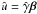\hbox{$\hat{u} = \hat{\gamma} {\vec \beta}$}