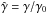 \hbox{$\hat{\gamma}= \gamma/\gamma_0$}