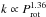 \hbox{$k \propto P_{\rm rot}^{1.36}$}