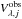 \hbox{$V^{\mathrm{obs}}_{\lambda,j}$}