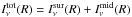 \hbox{${I_{\nu}^{\mathrm{tot}}(R)= I_{\nu}^{\sur}(R) + I_{\nu}^{\mid}(R) }$}