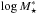 \hbox{$\log M_\star^*$}