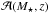 \hbox{$\mathcal{A}(M_\star,z)$}
