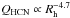 \hbox{$Q_{\rm HCN} = 1.23 \times 10^{26} \times R_{\rm h}^{-3.2}$}