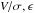 \hbox{$V/{\sigma_{\rm}}, \epsilon$}