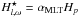 \hbox{$H^{\star}_{l,\omega}= \alpha_{\rm MLT} H_{p}$}