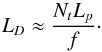 \appendix \setcounter{section}{1} \begin{equation} L_D \approx \frac{N_t L_{p}}{f} \cdot \label{Rossby_radius} \end{equation}