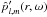 \hbox{$\hat{p}^\prime_{l,m}(r,\omega)$}