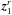 \hbox{$\vec{z}_{1}^r$}