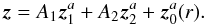 \appendix \setcounter{section}{2} \begin{equation} \vec{z}=A_1\vec{z}_1^a+A_2\vec{z}_2^a+\vec{z}_0^a(r) . \end{equation}