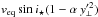 \hbox{$v_{\rm eq} \sin i_{\star} (1 - \alpha~y_{\perp}'^2)$}