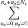 \hbox{${\displaystyle \sum_{n_{\mathrm{o}}=0,n_{\mathrm{p}}=0}^{n_{\mathrm{o}}+n_{\mathrm{p}}\leq N_{s}}}$}