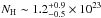 \hbox{$N_{\rm H}\sim1.2^{+0.9}_{-0.5}\times10^{23}$}