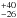 \hbox{$^{+40}_{-26}$}