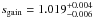 \hbox{$s_\mathrm{gain}=1.019^{+0.004}_{-0.006}$}