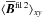\hbox{$\bra{{\meanBB^{\rm fil\,2}}}_{xy}$}