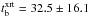 \hbox{$t_{\rm{b}}^{\rm{xrt}}=32.5\pm16.1$}