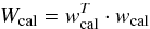 \begin{eqnarray} W_{\rm cal}=w_{\rm cal}^T \cdot w_{\rm cal} \label{eq:steeringtmatrix} \end{eqnarray}