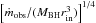 \hbox{$\left[\dot m_{\rm obs}/(M_{\rm BH} r_{\rm in}^3) \right]^{1/4}$}
