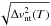 \hbox{$\sqrt{\Delta v_{\rm nt}^2(T)}$}