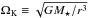 \hbox{$\Omega_\mathrm{K}\equiv\sqrt{GM_\star/r^3}$}