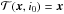 \hbox{$\Tc(\xb, i_0) = \xb$}