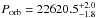 \hbox{$P_{\rm orb}=22620.5^{+2.0}_{-1.8}$}