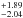 \hbox{$^{+1.89}_{-2.04}$}