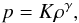\appendix \setcounter{section}{1} \begin{equation} \label{eq:press} p = K \rho^\gamma, \end{equation}