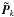 \hbox{$\vec{\tilde{P}}_{k}$}