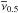 \hbox{$\overline{\nu}_{0.5}$}
