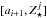 \hbox{$[a_{i+1},Z_{\star}^j]$}
