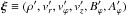 \hbox{$\bm{\xi} \equiv (\rho', v'_{\it r}, v'_{\varphi}, v'_z, B'_{\varphi}, A'_{\varphi})$}