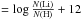 \hbox{$ = \log{\frac{N\text{(Li)}}{N\text{(H)}}}+12$}